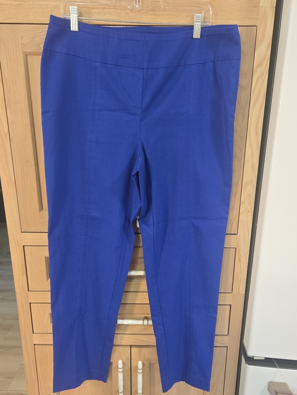 Zac & Rachel Cobalt Straight-Leg Ponte Pants